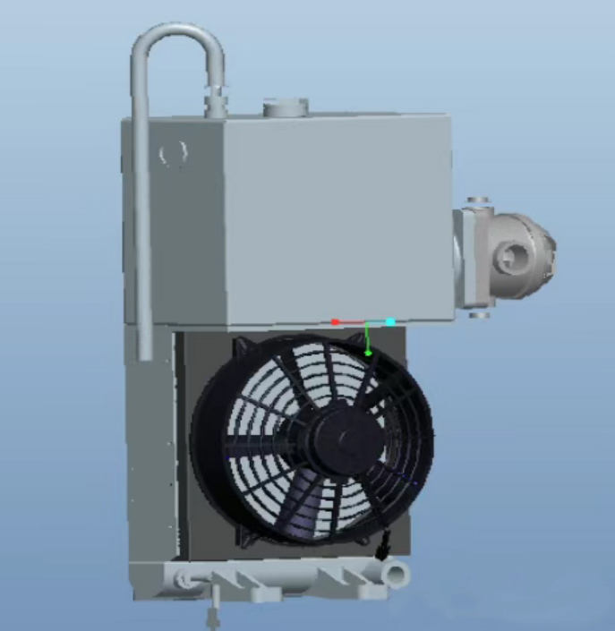 Heat-exchanger with fan