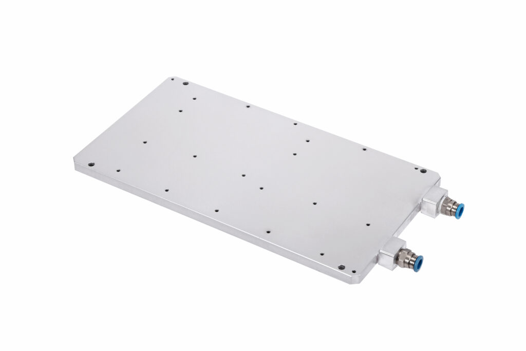 Vacuum brazing cold plate